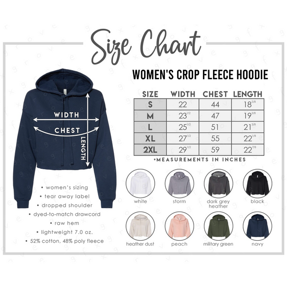 Protect Your Peace - Women's Crop Fleece Hoodie