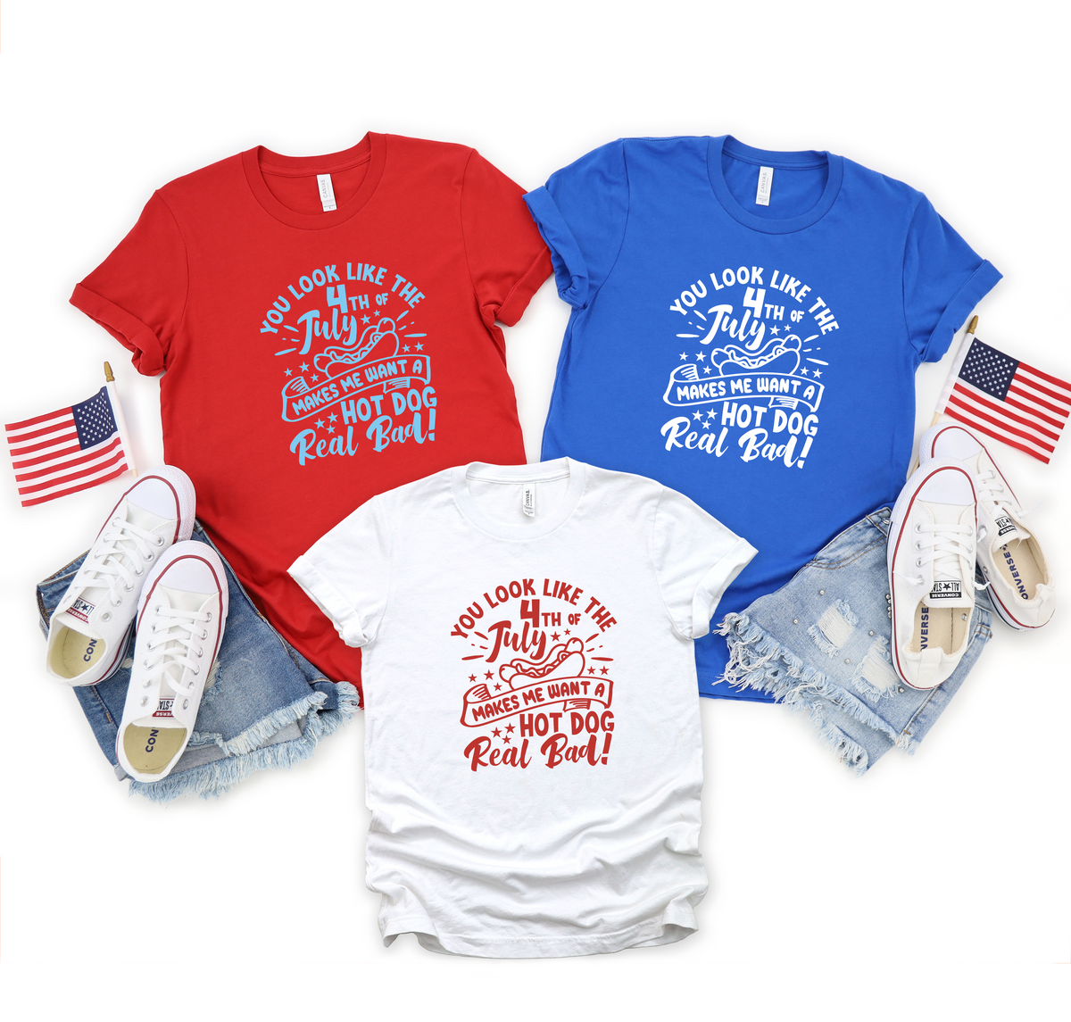 You Look Like The 4th Of July - Tee – Ravelled Knits