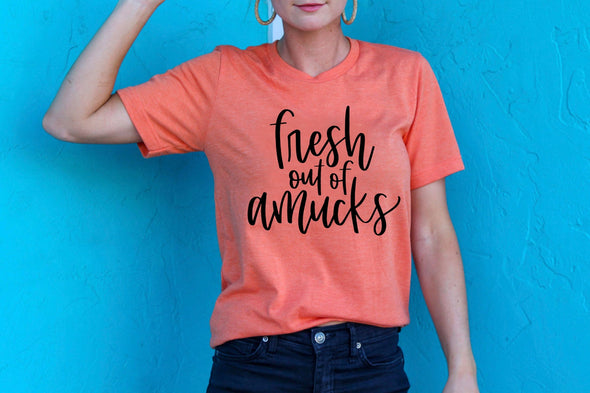 Fresh Out Of Amucks- Tee