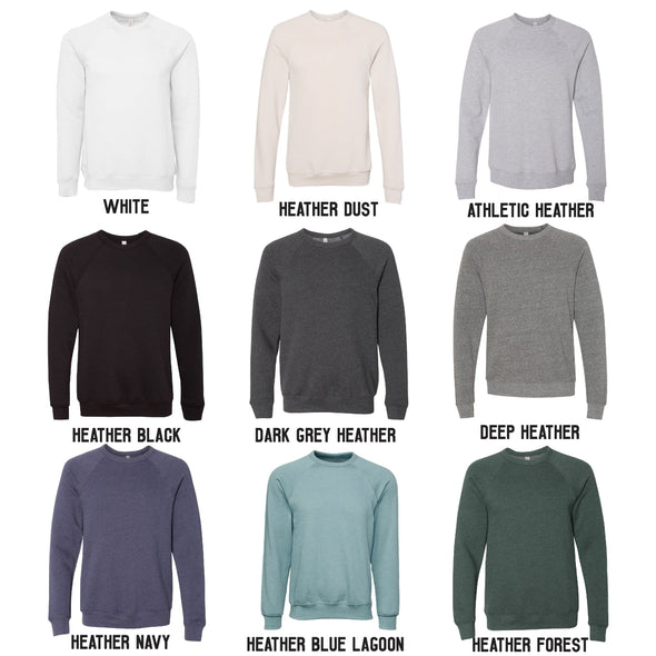 Won't Stop For Gas - Unisex Raglan Crewneck Sweatshirt