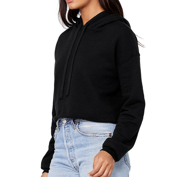 Protect Your Peace - Women's Crop Fleece Hoodie