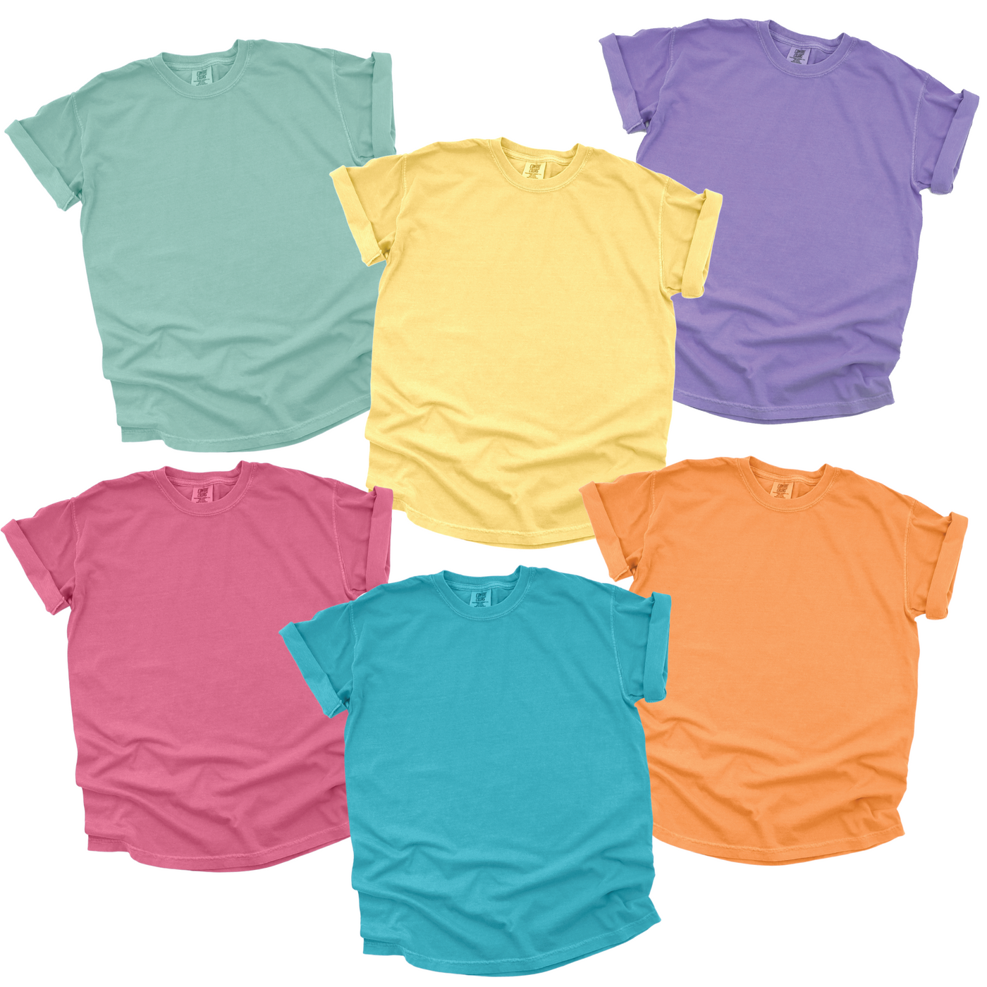 Comfort colors top blank shirts