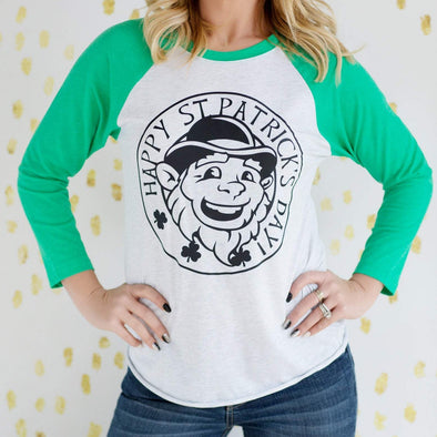 St. Patrick's Day Leprechaun - Raglan