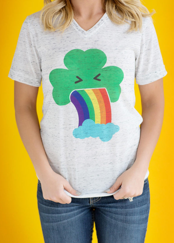Rainbow and Clover - Tee