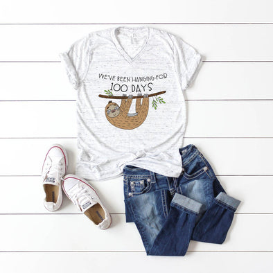 100 Days Of School Sloths - Tee