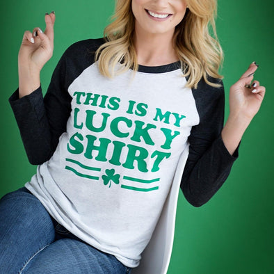 This Is My Lucky Shirt - Raglan