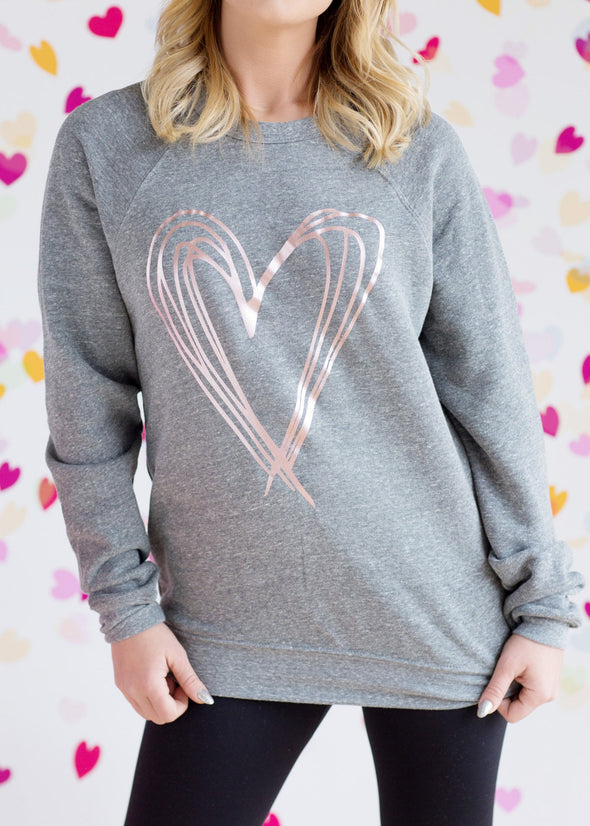 Scribble Heart - Sweatshirt