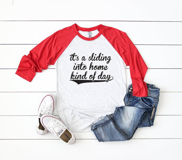 Sliding Into Home - Raglan