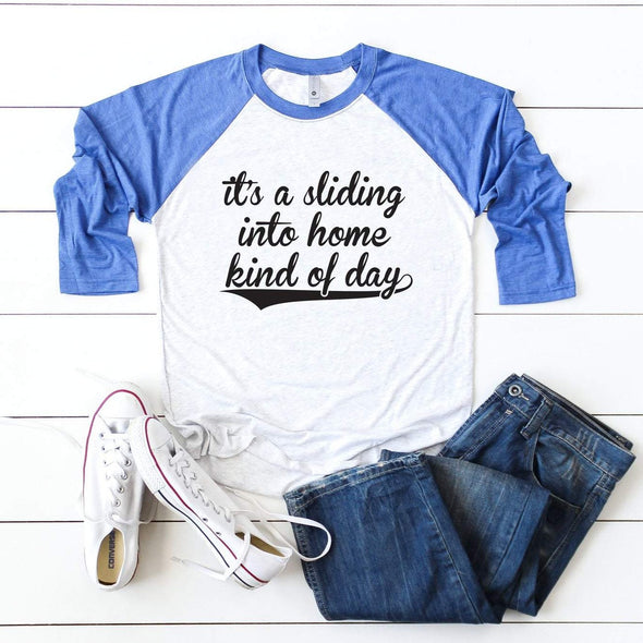Sliding Into Home - Raglan
