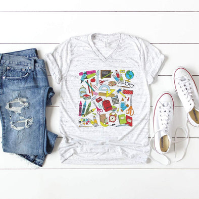 Teacher School Supplies - Tee