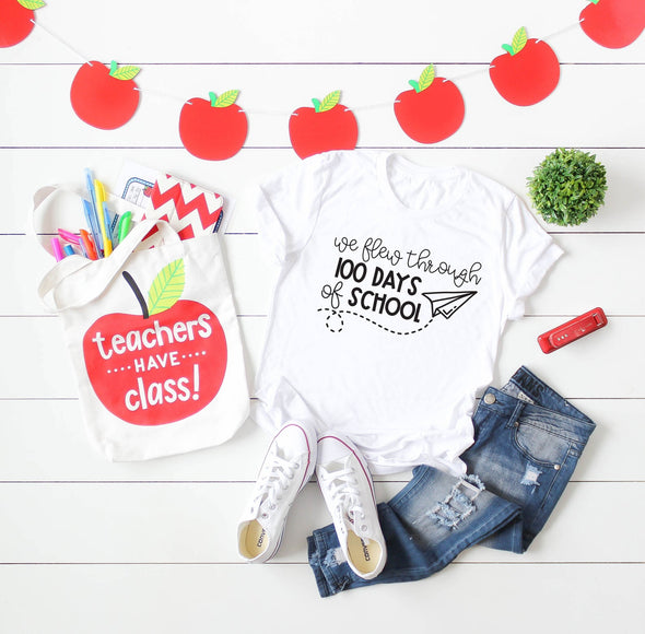 We Flew Through 100 Days Of School - Tee
