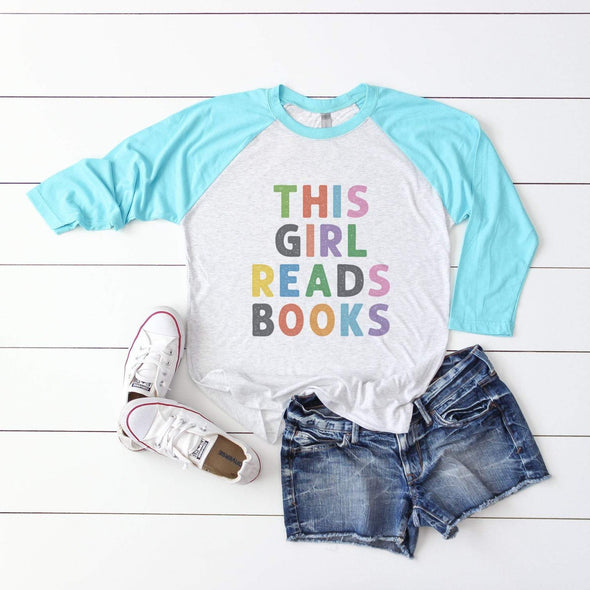This Girl Reads Books - Raglan