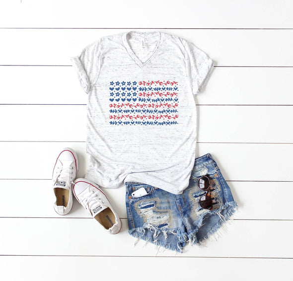 Red, White and Blue  - Tee