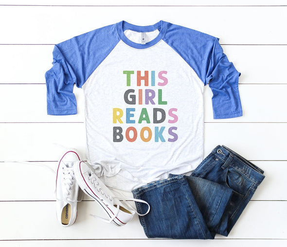 This Girl Reads Books - Raglan