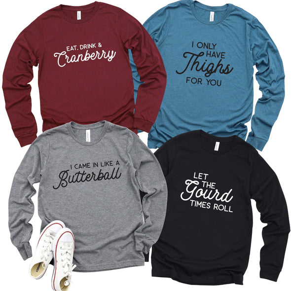 Thanksgiving Meal Set - Long Sleeve