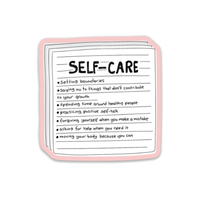 Self Care - Sticker