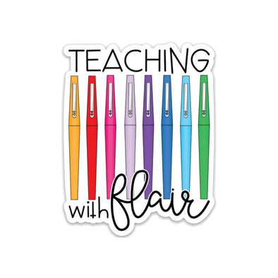 Teaching With Flair - Sticker