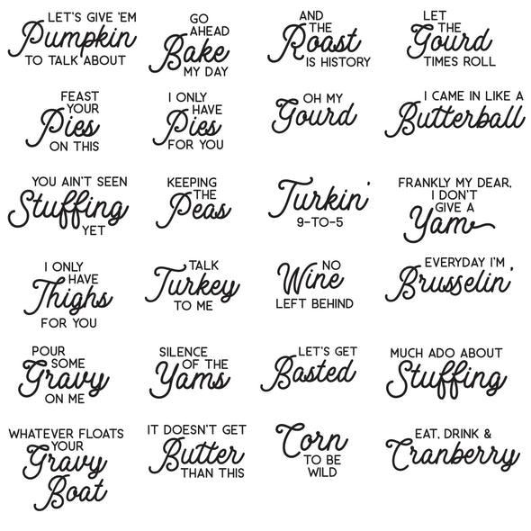 Thanksgiving Meal Set - Youth and Toddler Long Sleeve